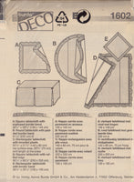 Burda 1602 Sewing Pattern, Tablecloths, Uncut Factory Folded
