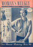 Your Choice of Vintage 10 Woman's Weekly Magazines from 1951 - Use drop down list to select the edition you want