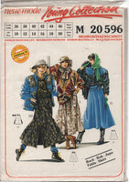Neue Mode 20596 Flared Skirts with Slit and Waistband Variations, Uncut, Factory Folded & Sealed Sewing Pattern Multi Size