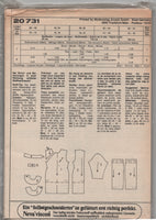 Neue Mode 20731 Dress or Top with High Collar and Straight Skirt, Uncut, Factory Folded Sewing Pattern Multi Size 10-18