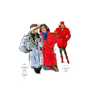 Neue Mode 20772 Double Breasted Jacket with Button Front or Tie Belt Closure, Uncut, Factory Folded Sewing Pattern Multi Size 10-20
