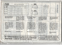 Neue Mode 20858 Flared Above Mid-Knee Skirt with Wide Waistbands, Uncut, Factory Folded & Sealed Sewing Pattern Multi Size