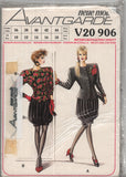 Neue Mode 20906 Two Piece Dress: Princess Seamed Jacket and Bubble Skirt, Factory Folded, Sewing Pattern Multi Size