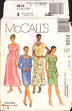 McCall's 2120 Long or Short Sleeve Jacket, A-Line Skirt, Slim Skirt and Scarf, Sewing Pattern Size 8-12