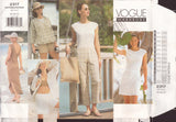Vogue 2317 Sewing Pattern, Jacket, Bandeau, Dress, Top, Skort, Shorts and Pants, Size 18, Cut, Complete