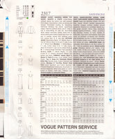Vogue 2317 Sewing Pattern, Jacket, Bandeau, Dress, Top, Skort, Shorts and Pants, Size 18, Cut, Complete