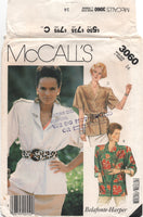 McCall's 3060 Shari Belafonte Harper Safari Style Jacket Shirt and Belt Uncut Factory Folded Sewing Pattern Size 14*