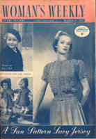 Your Choice of Vintage 10 Woman's Weekly Magazines from 1951 - Use drop down list to select the edition you want