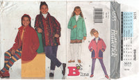 Butterick 3655 B-line Girls' Unlined Jacket, Skirt and Pants, Uncut, Factory Folded Sewing Pattern Size 12-14