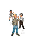 Butterick 422 Reissue Boys' Cuffed Pants, Shorts and Shirt with Long or Short Sleeves, Uncut, Factory Folded Sewing Pattern Size 4