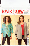 Kwik Sew 4251 Sewing Pattern, Women's Jackets and Tank Top, Size XS-XL, Uncut, Factory Folded