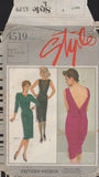 Style 4519 Sewing Pattern, Dress and Unlined Jacket, Size 8-10-12, Cut, Complete