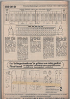 Neue Mode 55018 Childs' Drop Waist Dress with Collar and Trim Variations, Uncut, Factory Folded Sewing Pattern Multi Size 4-14