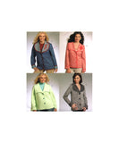 McCall's 5821 Nancy Zieman Jackets with Trim and Contrast Variations, Sewing Pattern Plus Size 18-24