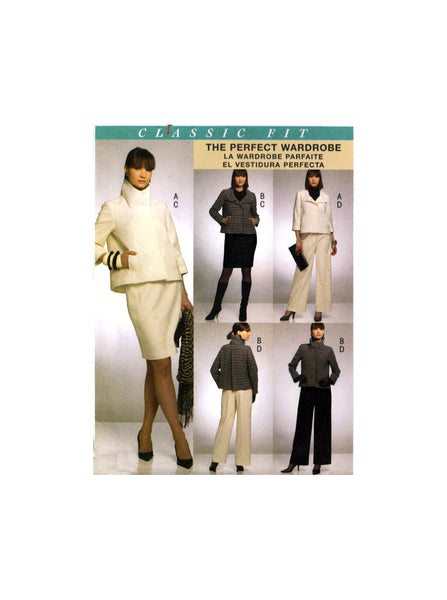 McCall's 5984 Palmer Pletsch Perfect Wardrobe: Jackets, Skirt and Pants, Sewing Pattern Plus Size 16-22