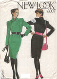 New Look 6007 Semi-Fitted Tapered Skirt and Short Double Breasted Jacket, Sewing Pattern Size XS-M