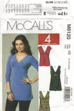 McCall's 6120 Tops and Tunics with Sleeve Variations, Uncut, Factory Folded Sewing Pattern Size 14-20