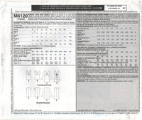 McCall's 6120 Tops and Tunics with Sleeve Variations, Uncut, Factory Folded Sewing Pattern Size 14-20