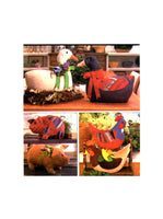 Simplicity 6148 Set of Stuffed Decorative Farm Animals: Goose, Hen, Pig, Flower Cluster, Sewing Pattern