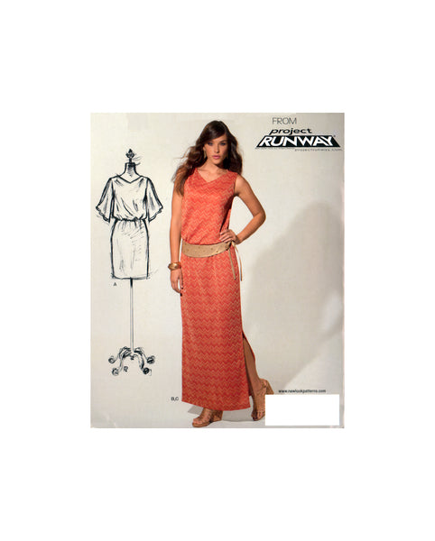New Look 6181 Loose Fitting, Sleeveless or Elbow Length Sleeve Dress i Patterns Central New Look 6181 Loose Fitting, Sleeveless or Elbow Length Sleeve Dress i Patterns Central