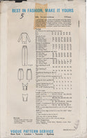Vogue 6330 Sewing Pattern, Suit and Overblouse, Size 14, Cut, Incomplete
