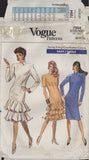 Vogue 7094 Sewing Pattern, Dress, Size 6-8-10, Neatly Cut, Complete