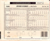 McCall's 7209 Sewing Pattern, Tunic and Skirt, Size 18-20-22-24, Uncut, Factory Folded