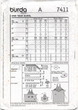 Burda 7411 Unisex Adult and Child's Long or Short Aprons Uncut, Factory Folded, Sewing Pattern Multi Size