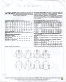 7436 McCall's Tops with Sleeve and Collar Variations, Uncut, Factory Folded Sewing Pattern Size 6-14 or 14-22