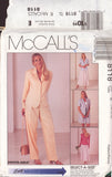 McCall's 8118 Sewing Pattern, Pants, Shorts, Skirt, Jacket, Uncut, Size 14-16-18, Factory Folded
