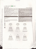 Vogue 8255 Sewing Pattern, Skirt, Size 12, Cut, Complete
