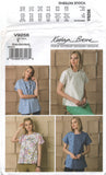 Vogue 9256 Kathryn Brenne Tops in Two Lengths, Uncut, Factory Folded Sewing Pattern Multi Size 4-14