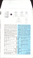 Vogue 9658 Single or Double-Breasted Jacket and Straight Skirt, Sewing Pattern Size 14-18