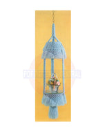 Vintage 70s "Blue Diamonds" Display Hanger Pattern Instant Download PDF 2 pages plus 6 pages of extra instructions