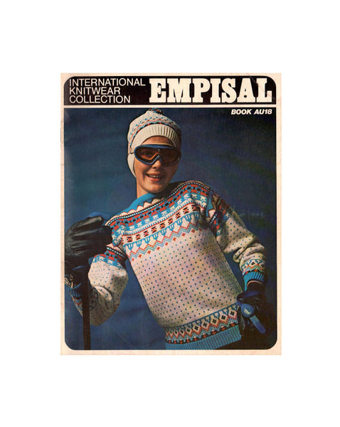 Empisal Book AU18 International Knitwear Collection - Machine Knitting Patterns for Tops and Sweaters - Instant Download 24 PDF pages