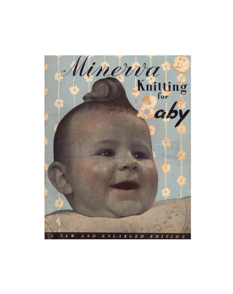 Minerva Knitting for Baby - 1950 Knitting Patterns for Babies - Instant Download PDF 32 pages
