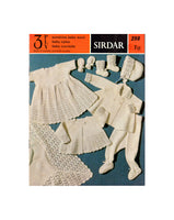 Sirdar 298 60s Knitting Patterns For Babies - Instant Download PDF 8 pages