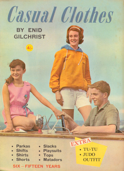 Enid Gilchrist Casual Clothes Six to Fifteen Years - Drafting book 52 pages