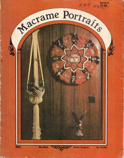 Macramé Portraits 6 - Vintage Macrame Patterns 24 pages