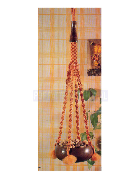 Vintage 70s "Golden Harvest" Display Hanger Pattern Instant Download PDF 2 + 2 pages