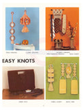 Judy's Quick 'N Easy Knots - Vintage Macrame Projects Patterns Instant Download PDF 32 pages