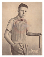 Lincoln 447 Hand-Knits for Youths - 40s Knitting Patterns for Young Men Instant Download PDF 16 pages