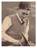 Lincoln 447 Hand-Knits for Youths - 40s Knitting Patterns for Young Men Instant Download PDF 16 pages