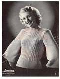 Lincoln 678 - 40s Knitting Patterns for Women's Jumpers, Blouse, Twin Set Instant Download PDF 20 pages