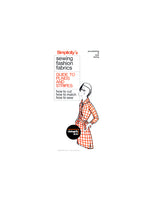 60s Little Dictionary of Fabric Terms and Guide to Sewing with Plaids and Stripes By Simplicity Patterns, PDF Digital Download