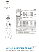 70s Halter Neck Sundress in Two Lengths, Bust 31.5" (80 cm) or 34" (87 cm), Vogue 1046, Vintage Sewing Pattern Reproduction