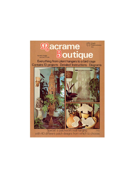 Macrame Boutique - 13 Macrame Projects Instant Download PDF 24 pages