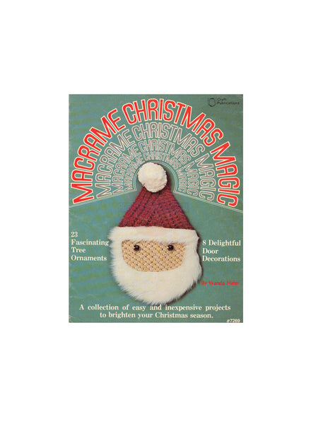 Macrame Christmas Magic Vintage Macrame Patterns Instant Download PDF 24 pages