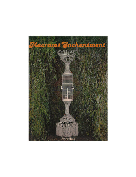 Macramé Enchantment Book 1 - 19 Vintage Macrame Patterns Instant Download PDF 24 pages