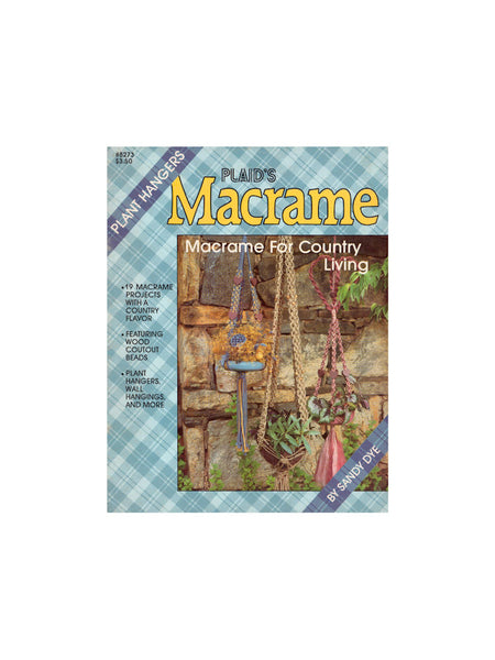 Macrame For Country Living - 19 Macrame Projects Instant Download PDF 24 pages